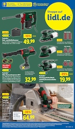 Lidl Bohrmaschine im Prospekt 