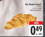 Nuss-Nougat Croissant im Angebot bei EDEKA in Altenburg Nuss-Nougat Croissant Angebote bei EDEKA Altenburg für 0,49 €