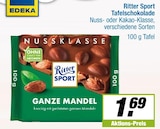 Aktuelle Ritter Sport Angebote bei EDEKA in Münster Aktuelles Nuss-Klasse Angebot bei EDEKA in Münster ab 1,69 €