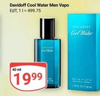 Aktuelle Eau De Parfum Angebote bei GLOBUS in Erlangen Aktuelles Cool Water Men Vapo Angebot bei GLOBUS in Erlangen ab 19,99 €