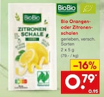 Orangen- oder Zitronenschalen von BioBio im aktuellen Netto Marken-Discount Prospekt für 0,79 €