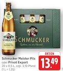 Meister Pils Angebote von Schmucker bei E center Darmstadt für 13,49 €