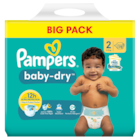 Couches "Big Pack" - PAMPERS en promo chez Carrefour Market Vitry-sur-Seine à 16,45 €