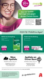 Aktueller mea - meine apotheke Apotheken Prospekt in Rodewisch und Umgebung, "Unsere August-Angebote" mit 4 Seiten, 01.08.2025 - 31.08.2025