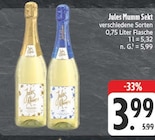 Sekt Angebote von Jules Mumm bei E center Bamberg für 3,99 €