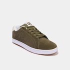 Tennis basses en cuir à lacets vert kaki homme - La Halle Tennis basses en cuir à lacets vert kaki homme à 59,99 € dans le catalogue La Halle