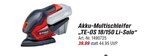 Akku-Multischleifer TE-OS 18/150 Li-Solo im toom Baumarkt Prospekt Akku-Multischleifer TE-OS 18/150 Li-Solo von im aktuellen toom Baumarkt Prospekt fĂŒr 39,99 âŹ