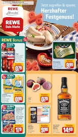 Whiskey im REWE Prospekt in Leipzig Aktueller REWE Prospekt mit Whiskey, "Dein Markt", Seite 1