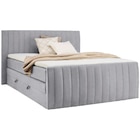 BOXSPRINGBETT 160/200 cm, in Grau, Matratze, Bettkasten, Topper, H3 = fest von Boxxx im aktuellen XXXLutz Prospekt für 999,00 €