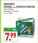 Original oder Espresso Herbtini Angebote von Underberg bei Marktkauf Dortmund für 7,99 €