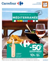 Promos Vin Rosé dans le catalogue "BIENVENUE EN MÉDITERRANÉE" de Carrefour à la page 1