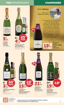 Promotion Champagne Blanc De Blancs dans le prospectus Super U, valable du 22/09/2026 au 04/10/2026 Promo Champagne Blanc De Blancs dans le catalogue Super U du moment à la page 23
