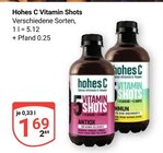 Vitamin Shots 5 Shots im Angebot bei GLOBUS in Gotha Vitamin Shots 5 Shots Angebote von hohes C bei GLOBUS Gotha für 1,69 €