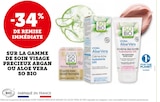 Promo -34% DE REMISE IMMÉDIATE SUR LA GAMME DE SOIN VISAGE PRECIEUX ARGAN OU ALOE VERA SO BIO à  dans le catalogue Super U à Saint-Loubès