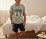 Pyjama court homme - TEX dans le catalogue Carrefour