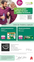 mea - meine apotheke Prospekt für Sasbach mit 4 Seiten mea - meine apotheke Prospekt für Sasbach: "Unsere September-Angebote", 4 Seiten, 01.09.2025 - 30.09.2025