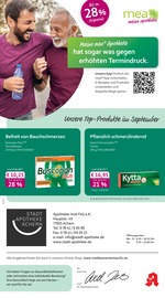 Aktueller mea - meine apotheke Apotheken Prospekt in Achern und Umgebung, "Unsere September-Angebote" mit 4 Seiten, 01.09.2025 - 30.09.2025