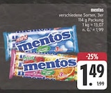 mentos bei EDEKA im Prospekt "" für 1,49 €