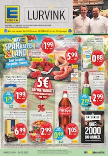 Aktueller EDEKA Prospekt "Aktuelle Angebote" Seite 1 von 28 Seiten für Wesel
