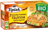 Biscuit Sésame - TIPIAK dans le catalogue Carrefour Galettes Bio Quinoa et petits légumes surgelées - TIPIAK à 1,50 € en promo chez Carrefour
