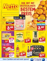 Netto Marken-Discount Prospekt "Aktuelle Angebote" für Bernburg, 56 Seiten, 24.11.2025 - 29.11.2025 Netto Marken-Discount Prospekt "Aktuelle Angebote" für Bernburg, 56 Seiten, 24.11.2025 - 29.11.2025