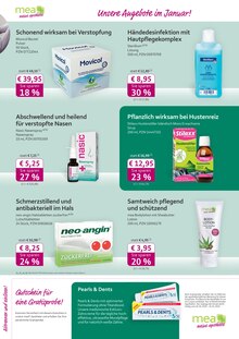 Nasenspray im mea - meine apotheke Prospekt "Unsere Januar-Angebote" mit 4 Seiten (Augsburg)