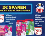 Frische-Siegel Angebote von WC Ente bei GLOBUS Erlangen für 1,99 €