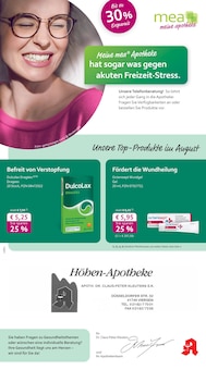 Aktueller mea - meine apotheke Prospekt "Unsere August-Angebote" für Viersen Aktueller mea - meine apotheke Prospekt für Viersen mit Seiten