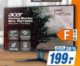 Gaming-Monitor Nitro VG272UV3 im Angebot bei expert in Regensburg Gaming-Monitor Nitro VG272UV3 Angebote von Acer bei expert Regensburg für 199,00 €