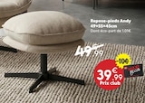Repose-pieds Andy en promo chez Maxi Bazar Repose-pieds Andy dans le catalogue Maxi Bazar