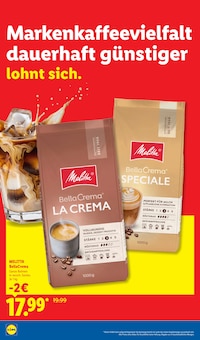 Melitta im aktuellen Lidl Prospekt (Bochum) Melitta im Lidl Prospekt "Der PreisfĂĽhrer macht Deutschland dauerhaft gĂĽnstiger!" mit 38 Seiten (Bochum)