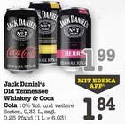 Old Tennessee Whiskey & Coca Cola oder Berry Angebote von Jack Daniel's bei E center Baden-Baden für 1,84 €