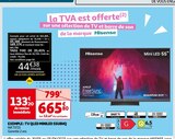 EXEMPLE : TV QLED MINILED 55U8HQ - Hisense en promo chez Auchan Hypermarché EXEMPLE : TV QLED MINILED 55U8HQ - Hisense dans le catalogue Auchan Hypermarché