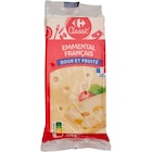 Emmental - CARREFOUR CLASSIC' en promo à 2,49 € chez Carrefour Emmental - CARREFOUR CLASSIC' dans le catalogue Carrefour