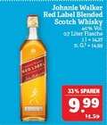 Red Label Blended Scotch Whisky Angebote von Johnnie Walker bei Marktkauf Altenburg für 9,99 €