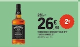 Tennessee Whiskey Old N°7 - Jack Daniel's en promo chez E.Leclerc Tennessee Whiskey Old N°7 - Jack Daniel's dans le catalogue E.Leclerc