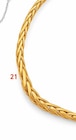 collier maille palmier, 42 cm, or jaune 8,08 g en promo chez E.Leclerc Levallois-Perret à 699,00 €