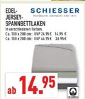 Edel-Jersey-Spannbettlaken Angebote von Schiesser bei Marktkauf Herne für 14,95 €