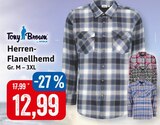 Herren-Flanellhemd Angebote von Tony Brown bei Kaufhaus Stolz Greifswald für 12,99 €