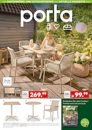 porta Möbel Prospekt für Bergen mit 4 Seiten porta Möbel Prospekt für Bergen: "GARTENMÖBEL UND OUTDOORTRENDS", 4 Seiten, 05.04.2026 - 11.04.2026