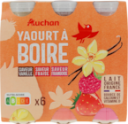 YAOURT À BOIRE PANACHÉ AUCHAN - AUCHAN en promo chez Auchan Hypermarché YAOURT À BOIRE PANACHÉ AUCHAN - AUCHAN dans le catalogue Auchan Hypermarché