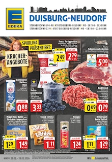 EDEKA Duisburg Prospekt der aktuellen Woche, gültig von 23.02.2026 bis 28.02.2026 Aktueller EDEKA Duisburg Prospekt "Aktuelle Angebote" mit 24 Seiten