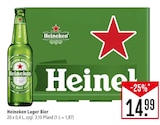 Aktuelles Lager Bier Angebot bei Marktkauf in Schwäbisch Gmünd ab 14,99 €