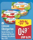 Obstgarten Erdbeere von Ehrmann im aktuellen ALDI Nord Prospekt