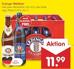Weißbier Hell oder Alkoholfrei bei Netto Marken-Discount im Kühbach Prospekt für 11,99 €