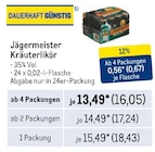 Kräuterlikör Angebote von Jägermeister bei Metro Soest für 16,05 €