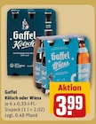 Aktuelle Bier Angebote bei REWE in Koblenz Aktuelles Kölsch oder Wiess Angebot bei REWE in Koblenz ab 3,99 €