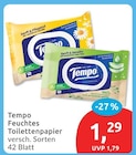 Tempo Feuchtes Toilettenpapier im aktuellen budni Prospekt