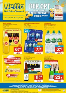 Netto Marken-Discount Prospekt DER ORT, AN DEM DU IMMER AUSGEZEICHNETE PREISE FINDEST. mit 2 Seiten