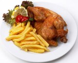 1/2 Hähnchen Angebote bei REWE Darmstadt für 7,90 €